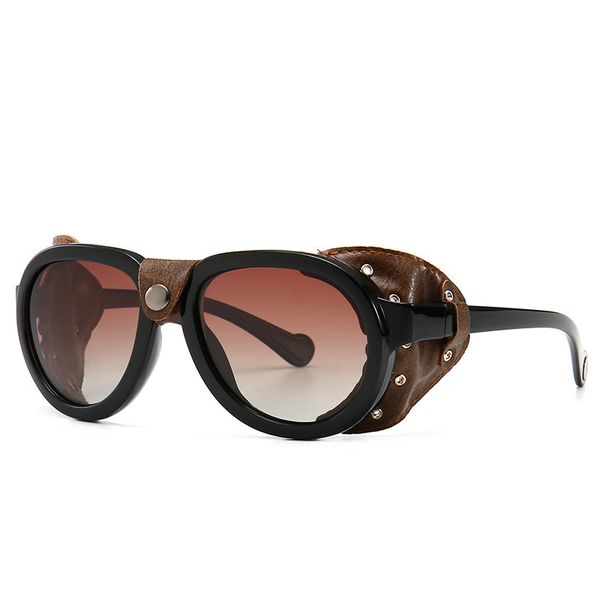 steampunk serpentine polarized men's sunglasses occident leather oversized glasses design street shooting round frame sunglasses, White;black
steampunk serpentine polarized men's sunglasses occident leather oversized glasses design street shooting round frame sunglasses, White;black