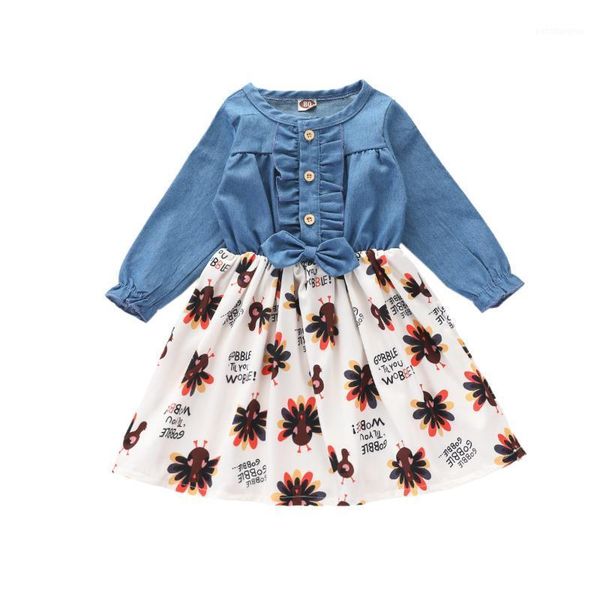 clothing sets toddler kids girls denim patchwork comfortable dress round neck long sleeve high waist printed hem daydress thanksgiving gifts, White
clothing sets toddler kids girls denim patchwork comfortable dress round neck long sleeve high waist printed hem daydress thanksgiving gifts, White
