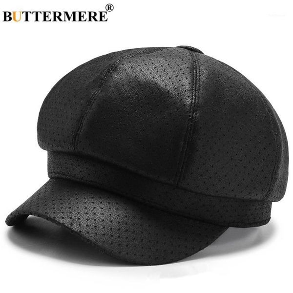 buttermere pu leather hats for women vintage black octagonal cap autumn winter beret women hat solid newsboy1, Blue;gray
buttermere pu leather hats for women vintage black octagonal cap autumn winter beret women hat solid newsboy1, Blue;gray