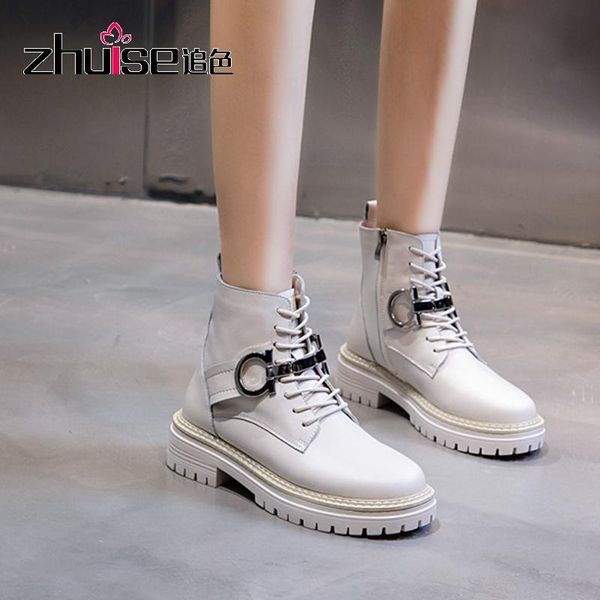 2020 new style womens genuine leather fashion boots frosted cowhide motorcycle boots womens shoes, Black
2020 new style womens genuine leather fashion boots frosted cowhide motorcycle boots womens shoes, Black
