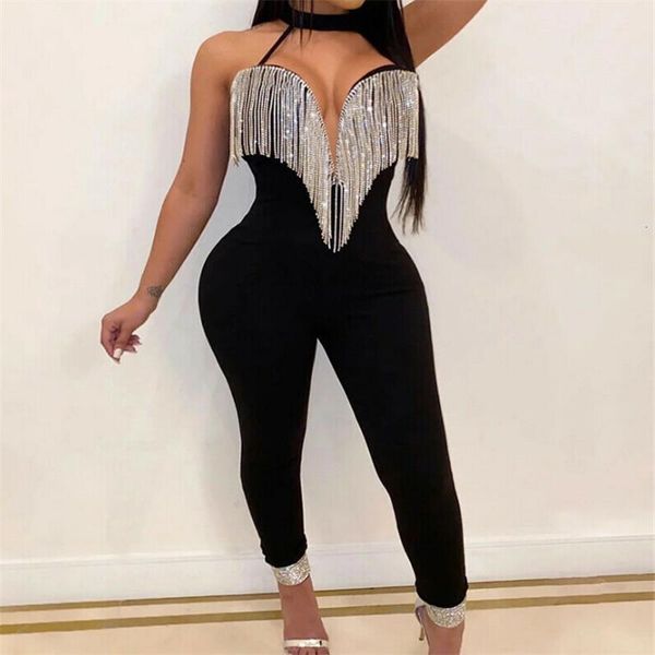 fashion women solid sleeveless deep v neck tassel skinny slim jumpsuit romper playsuit clubwear outfit, Black;white
fashion women solid sleeveless deep v neck tassel skinny slim jumpsuit romper playsuit clubwear outfit, Black;white