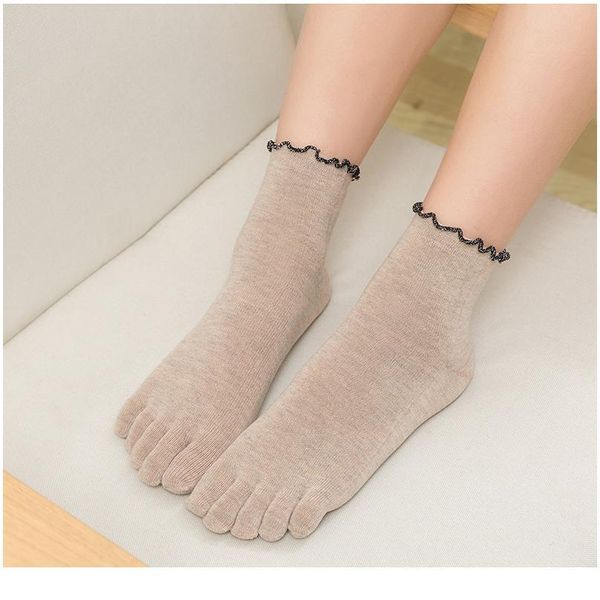 cotton five finger ruffle socks women solid color toe socks with 5 toe short deodorant socks with fingers soks woman so bbywfu, Black
cotton five finger ruffle socks women solid color toe socks with 5 toe short deodorant socks with fingers soks woman so bbywfu, Black