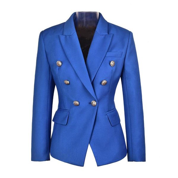 women's suits & blazers european station 2021 autumn and winter show lion buckle double-breasted treasure blue slim suit large size jac, White;black
women's suits & blazers european station 2021 autumn and winter show lion buckle double-breasted treasure blue slim suit large size jac, White;black