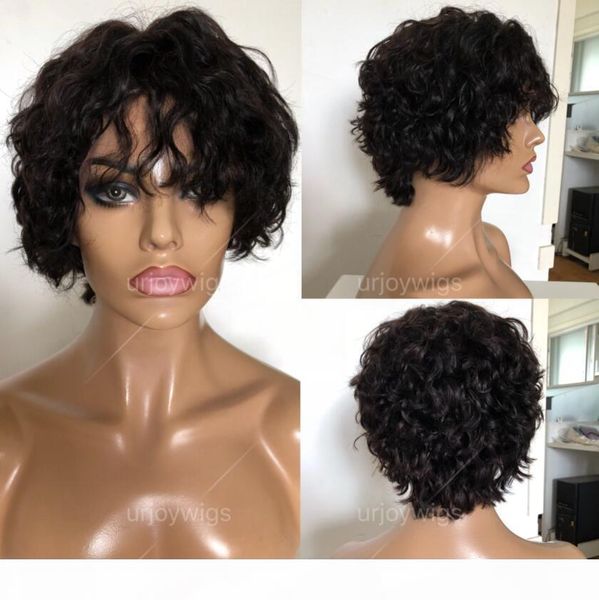 short curly wig full lace wigs 10a grade brazilian virgin remy human hair lace front wigs for black woman iin, Black;brown
short curly wig full lace wigs 10a grade brazilian virgin remy human hair lace front wigs for black woman iin, Black;brown