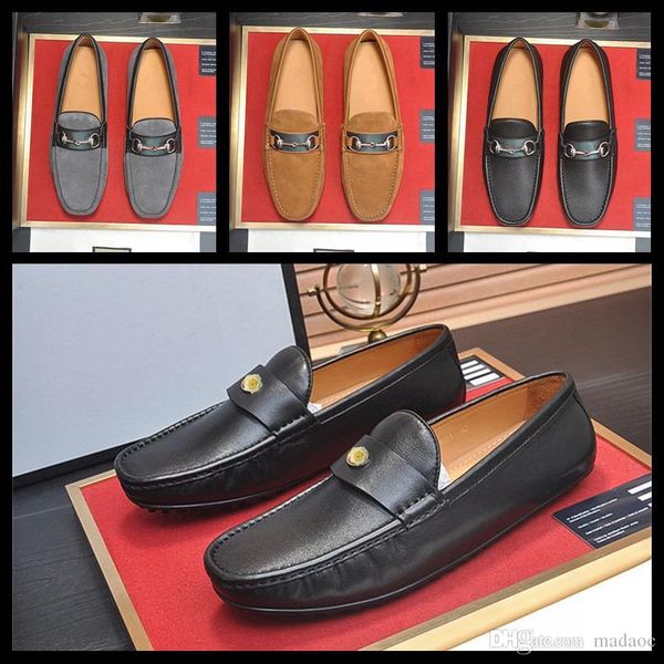 l1 new fashion men party and wedding handmade loafers italian luxury men's designer dress shoes comfortable breathable men shoes 22, Black
l1 new fashion men party and wedding handmade loafers italian luxury men's designer dress shoes comfortable breathable men shoes 22, Black