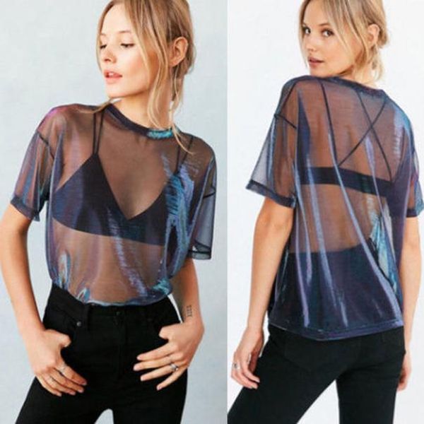 summer mesh t-shirt women short sleeve shirt crew neck women's loose transparent tees hollow t shirt jlltgr ly_bags, Black;white
summer mesh t-shirt women short sleeve shirt crew neck women's loose transparent tees hollow t shirt jlltgr ly_bags, Black;white