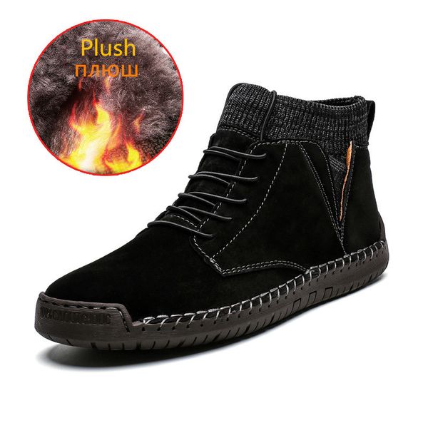brand winter warm men snow boots cow suede man ankle boots fur men shoes plush autumn basic drive boots big size 48 201102, Black
brand winter warm men snow boots cow suede man ankle boots fur men shoes plush autumn basic drive boots big size 48 201102, Black