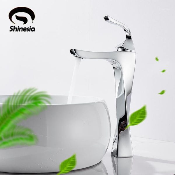 shinesia chrome basin faucet bathroom vessel sink nordic style curved design and cold water deck mounted mixer tap1
shinesia chrome basin faucet bathroom vessel sink nordic style curved design and cold water deck mounted mixer tap1