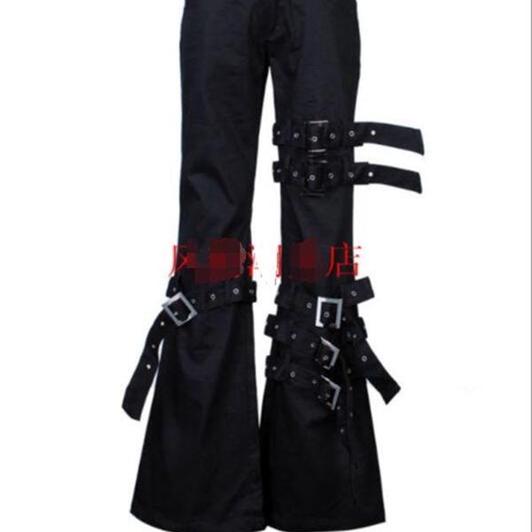 2021 2735 fall wear new long of men's large, neutral punk club pants singer's attire. wzdt, Black
2021 2735 fall wear new long of men's large, neutral punk club pants singer's attire. wzdt, Black