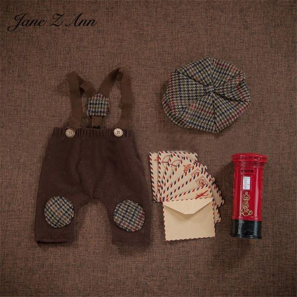 jane z ann newborn western style newsboy children hat with pants retro mailbox envelope props combination p clothing props, Slivery;white
jane z ann newborn western style newsboy children hat with pants retro mailbox envelope props combination p clothing props, Slivery;white
