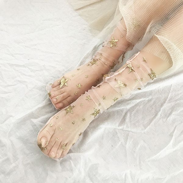 the new summer of fashionable multicolor striped tulle transparent socks ultrathin resin starcher knitted socks, Gray;blue
the new summer of fashionable multicolor striped tulle transparent socks ultrathin resin starcher knitted socks, Gray;blue