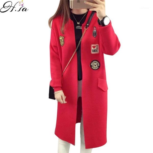 2020 women long sweater cardigans appliques letters casual winter autumn sweaters long coat plus size loose cardigans femme1, White;black
2020 women long sweater cardigans appliques letters casual winter autumn sweaters long coat plus size loose cardigans femme1, White;black