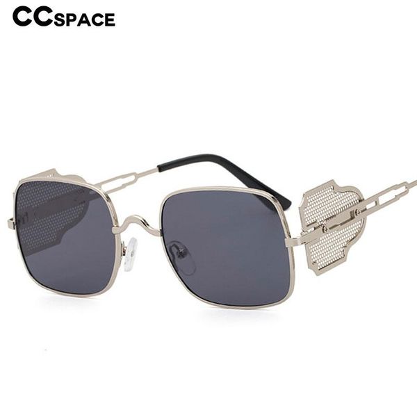 49316 punk square goggle sunglasses metal frame men women fashion shades uv400 vintage glasses, White;black
49316 punk square goggle sunglasses metal frame men women fashion shades uv400 vintage glasses, White;black