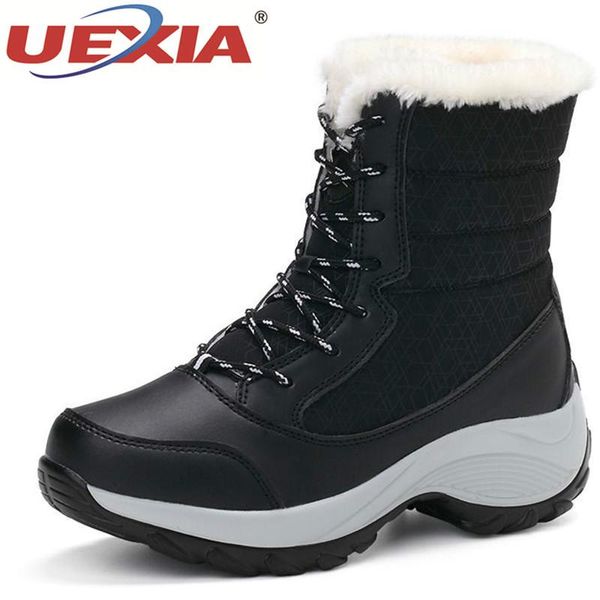 boots uexia women snow winter warm thick bottom platform ankle for outdoor sport fur cotton shoes footwear walking size 41, Black
boots uexia women snow winter warm thick bottom platform ankle for outdoor sport fur cotton shoes footwear walking size 41, Black