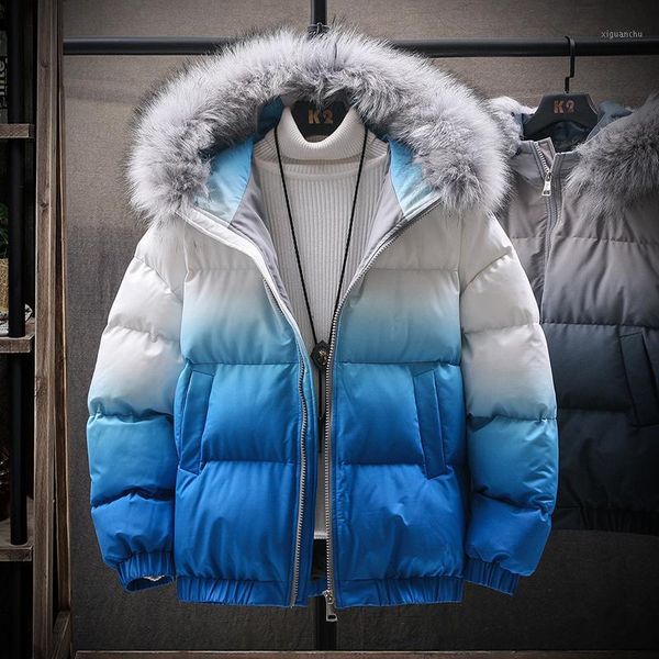 men's winter parkas jacket men's trendy casual loose jacket patchwork cotton thicken warm hooded outdoor outwear1, Black
men's winter parkas jacket men's trendy casual loose jacket patchwork cotton thicken warm hooded outdoor outwear1, Black