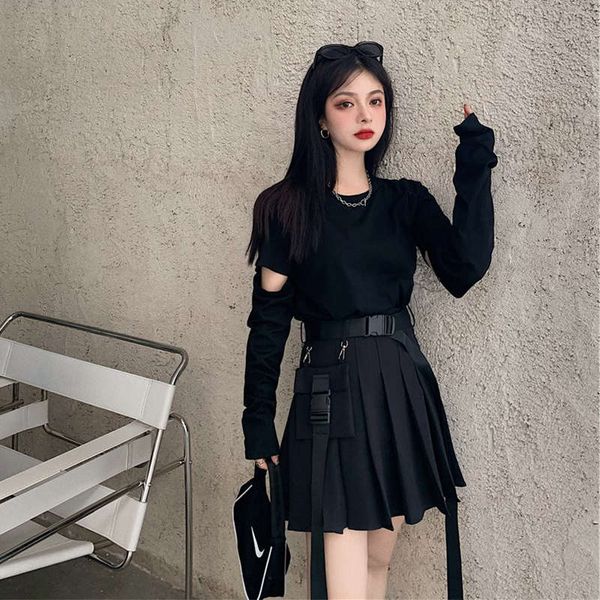 early autumn sweater pleated skirt suit women 2020 new temperament goddess fan yangqi fried street fashion two piece set, Black
early autumn sweater pleated skirt suit women 2020 new temperament goddess fan yangqi fried street fashion two piece set, Black