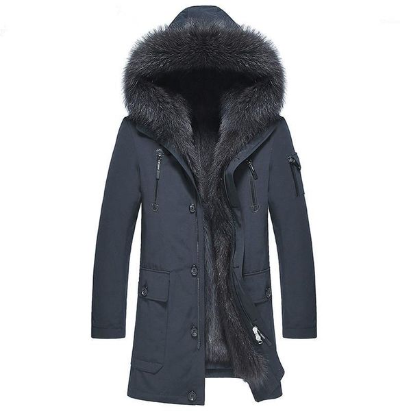 men's leather & faux parka real fur coat men winter jacket natural raccoon liner warm jackets and coats parkas hombre 2021 4163 kj29771, Black
men's leather & faux parka real fur coat men winter jacket natural raccoon liner warm jackets and coats parkas hombre 2021 4163 kj29771, Black