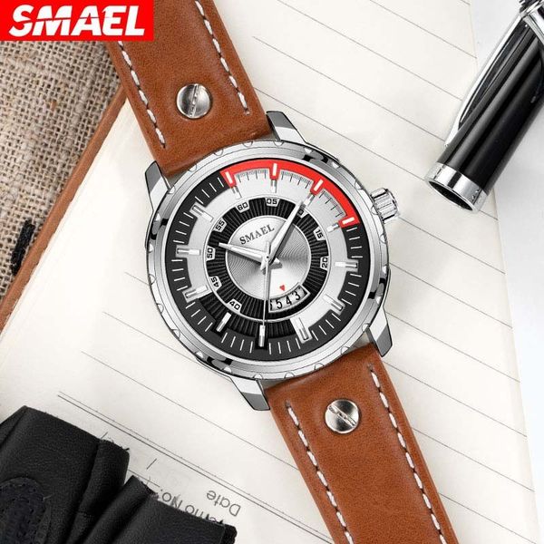 smael smer watch male student sports quartz watch non mechanical strap calendar luminous can imitate water, Slivery;brown
smael smer watch male student sports quartz watch non mechanical strap calendar luminous can imitate water, Slivery;brown