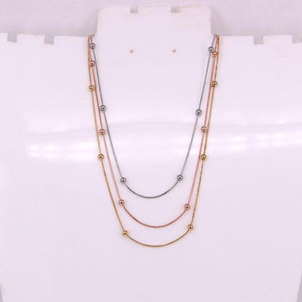 stainless steel snake chains necklaces lady love pendant jewelry family rose gold color bead ball necklace woman gifts, Silver
stainless steel snake chains necklaces lady love pendant jewelry family rose gold color bead ball necklace woman gifts, Silver