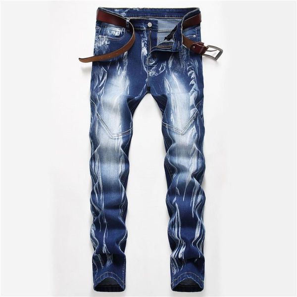 plus size 42 40 38 stretch three-color jeans men's straight washed white casual pants mens streetwear joggers denim men clothing1, Blue
plus size 42 40 38 stretch three-color jeans men's straight washed white casual pants mens streetwear joggers denim men clothing1, Blue