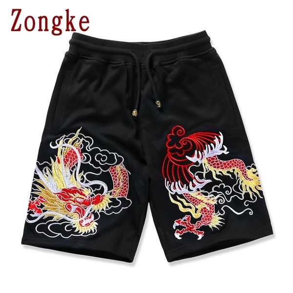 zongke 2020 new chinese dragon embroidery casual shorts men fitness summer shorts mens fashion male breathable joggers m-3xl 1027, White;black
zongke 2020 new chinese dragon embroidery casual shorts men fitness summer shorts mens fashion male breathable joggers m-3xl 1027, White;black