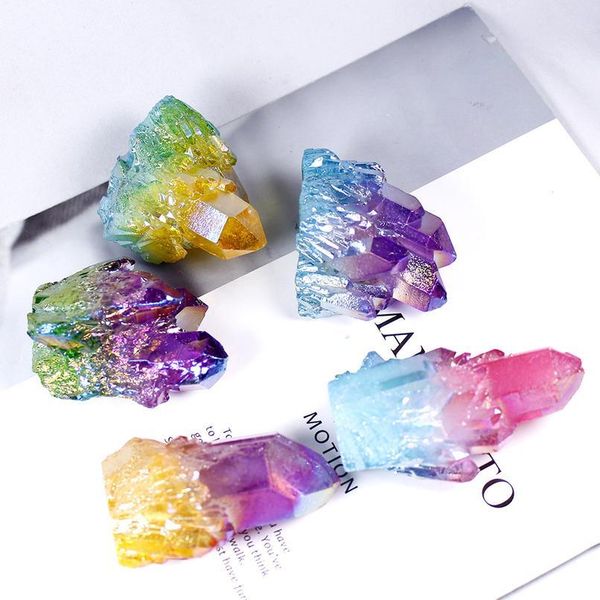 natural crystal quartz colour cluster mineral specimen healing brand new multi color electroplating stone home sto qylxyw, Black
natural crystal quartz colour cluster mineral specimen healing brand new multi color electroplating stone home sto qylxyw, Black