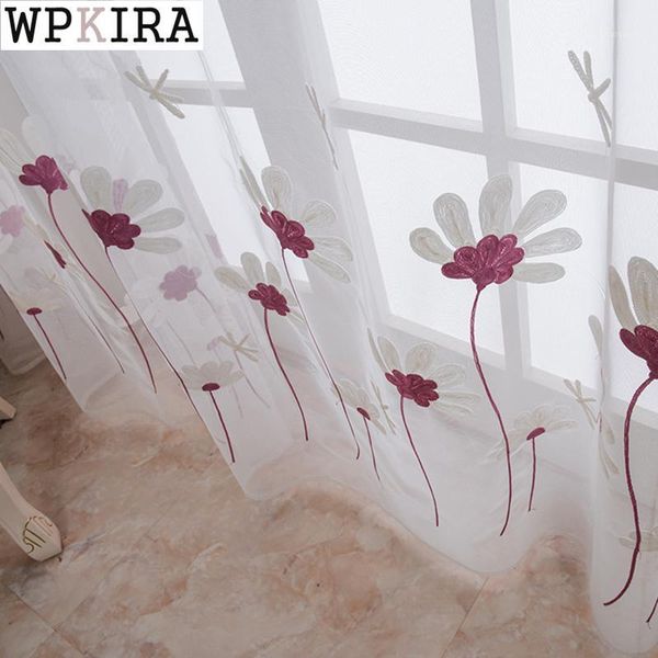 pastoral floral sheer curtain for living room mesh fabric drape embroidery tulle curtain for kitchen bay window cortinas s492#401
pastoral floral sheer curtain for living room mesh fabric drape embroidery tulle curtain for kitchen bay window cortinas s492#401