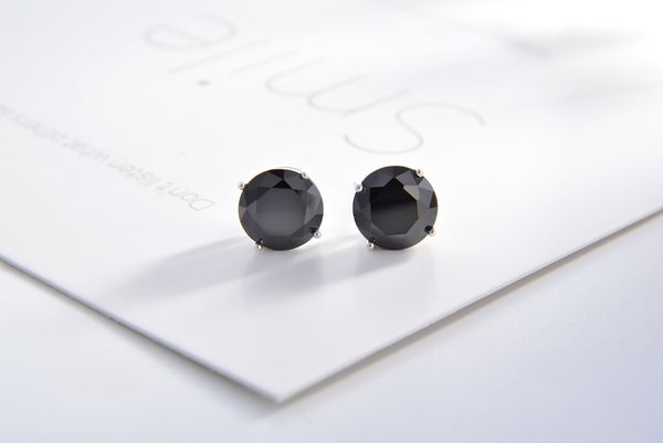925 sterling silver fashion black geometric anti-allergy stud earrings for women, Golden
925 sterling silver fashion black geometric anti-allergy stud earrings for women, Golden