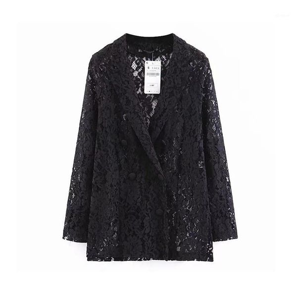 black women lace blazers 2019 spring-summer ladies chic transparent suits minimalism jackets slim girls vintage set clothes1, White;black
black women lace blazers 2019 spring-summer ladies chic transparent suits minimalism jackets slim girls vintage set clothes1, White;black