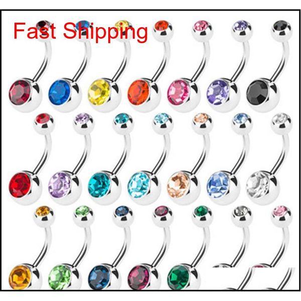new 316l surgical steel navel rings crystal rhinestone belly button navel bar ring body jewelry piercing 50pcs lot shipping yd z6zly, Silver
new 316l surgical steel navel rings crystal rhinestone belly button navel bar ring body jewelry piercing 50pcs lot shipping yd z6zly, Silver