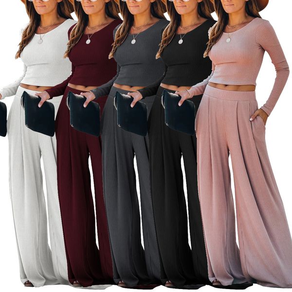 spot 2021 european and american spring and autumn fashion casual solid color suit wide leg pants + top, White
spot 2021 european and american spring and autumn fashion casual solid color suit wide leg pants + top, White