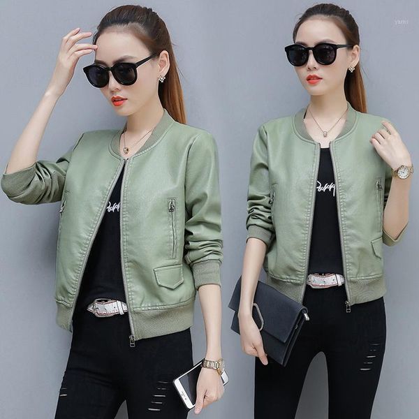 leather jacket women coat female zipper short bomber green pu faux leather autumn winter jacket women outerwear plus size 20191, Black
leather jacket women coat female zipper short bomber green pu faux leather autumn winter jacket women outerwear plus size 20191, Black