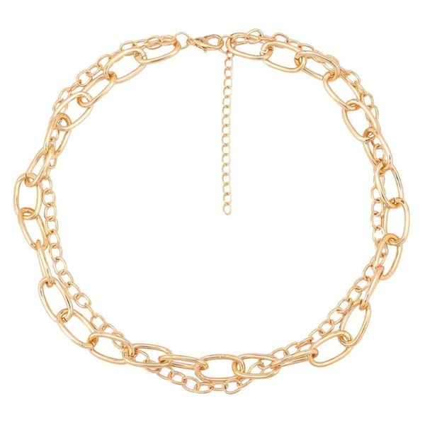 chokers layered link chain necklace for women vintage choker 2021 trendy statement jewelry on the neck female girls accessories, Golden;silver
chokers layered link chain necklace for women vintage choker 2021 trendy statement jewelry on the neck female girls accessories, Golden;silver