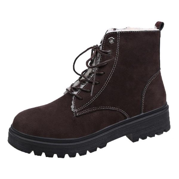 women's boots 2020 winter plus velvet comfortable snow boots frosted square heel warm martin, Black
women's boots 2020 winter plus velvet comfortable snow boots frosted square heel warm martin, Black