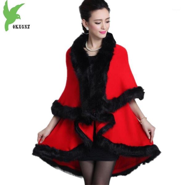 new knitted cloak jackets women autumn winter faux fur cardigan shawl double layer knit thick warmth cloak coats okxgnz 15371, Black
new knitted cloak jackets women autumn winter faux fur cardigan shawl double layer knit thick warmth cloak coats okxgnz 15371, Black