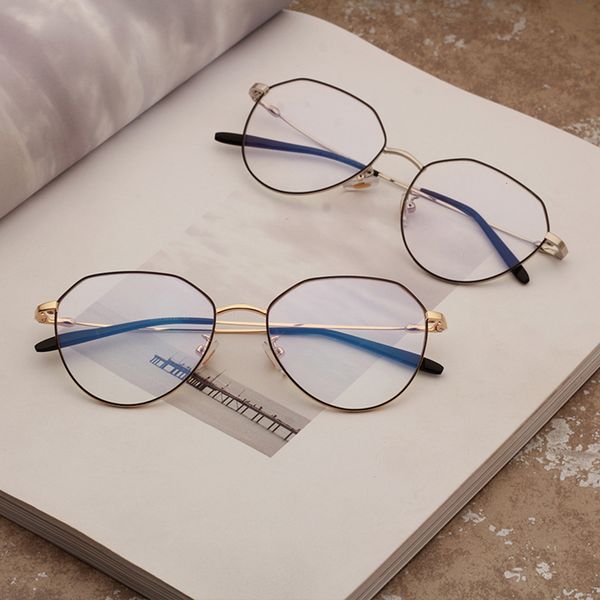mens metal eyeglasses frames women irregular computer protect eyewear spectacles reading glasses frames 9043olo, Silver
mens metal eyeglasses frames women irregular computer protect eyewear spectacles reading glasses frames 9043olo, Silver