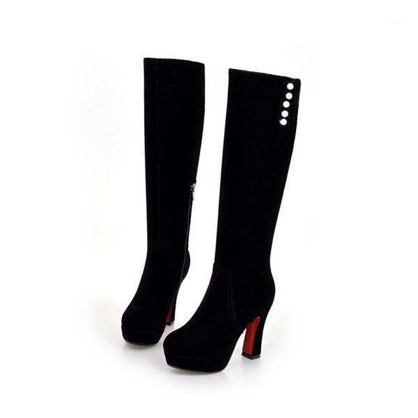 big size 33-41 2020 winter warm new high heel boots leisure elegant heels women shoes round toe knee high boots tx-11, Black
big size 33-41 2020 winter warm new high heel boots leisure elegant heels women shoes round toe knee high boots tx-11, Black