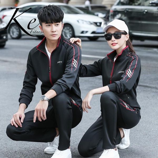 new sport suit 2020 couple suit casual trend cardigan black sports men women two-piece tracksuit sport set running, White;black
new sport suit 2020 couple suit casual trend cardigan black sports men women two-piece tracksuit sport set running, White;black