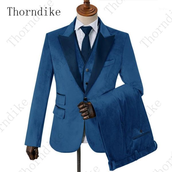 blue velvet men suits for prom party men stage clothes with navy blue peaked lapel wedding groom tuxedos jacket vest pants1, White;black
blue velvet men suits for prom party men stage clothes with navy blue peaked lapel wedding groom tuxedos jacket vest pants1, White;black