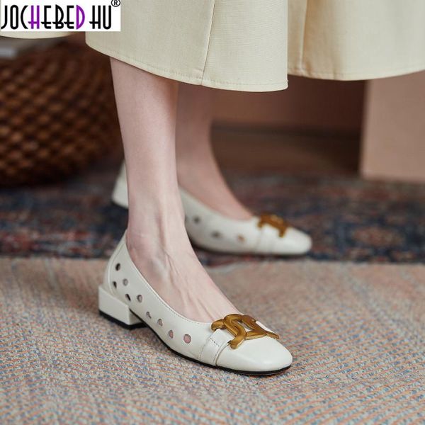 jochebed hu 2021 new large size 33-43 concise style real cow leather metal decorations hollow square toe thick med heel slip on, Black
jochebed hu 2021 new large size 33-43 concise style real cow leather metal decorations hollow square toe thick med heel slip on, Black