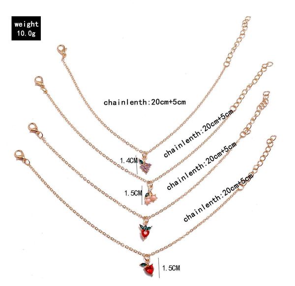 4pcs/set women anklets chains fruit pattern beach anklets barefoot sandals foot chains leg bracelets foot bracele wmtnhl bdegarden, Red;blue
4pcs/set women anklets chains fruit pattern beach anklets barefoot sandals foot chains leg bracelets foot bracele wmtnhl bdegarden, Red;blue
