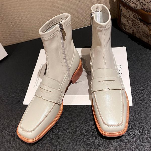 2021 women's high-quality shoes ankle heels with black, boots size 34-40 gr3u