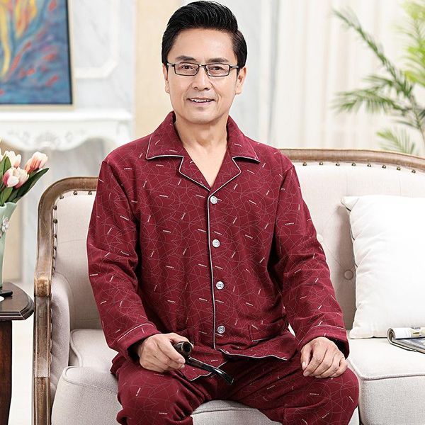 men's sleepwear plus size men's spring autumn gray pajamas suits green wine red cotton home wear set father's lapel casual cl, Black;brown
men's sleepwear plus size men's spring autumn gray pajamas suits green wine red cotton home wear set father's lapel casual cl, Black;brown
