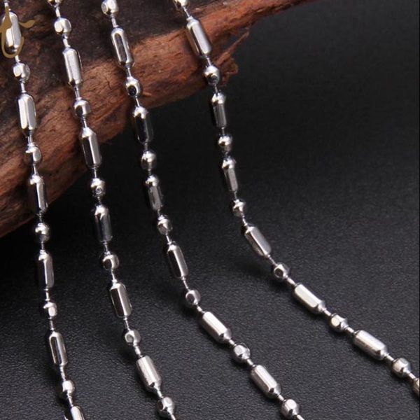 ball chain necklace beads chain stainless steel beads necklace 1.5/2/2.4/3mm silver color fashion jewelry diy
ball chain necklace beads chain stainless steel beads necklace 1.5/2/2.4/3mm silver color fashion jewelry diy