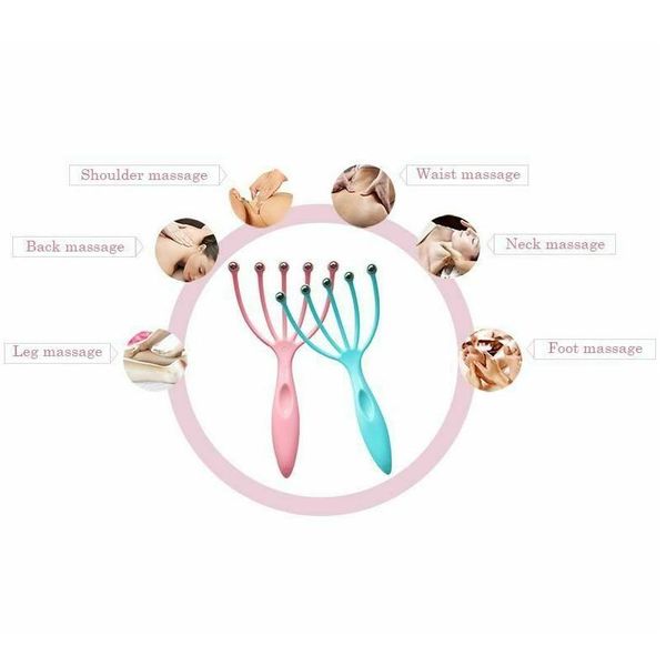 head relax five-finger massager comb hair head pressure spa scalp neck stress relief release hair care tool q sqcgof, Silver
head relax five-finger massager comb hair head pressure spa scalp neck stress relief release hair care tool q sqcgof, Silver