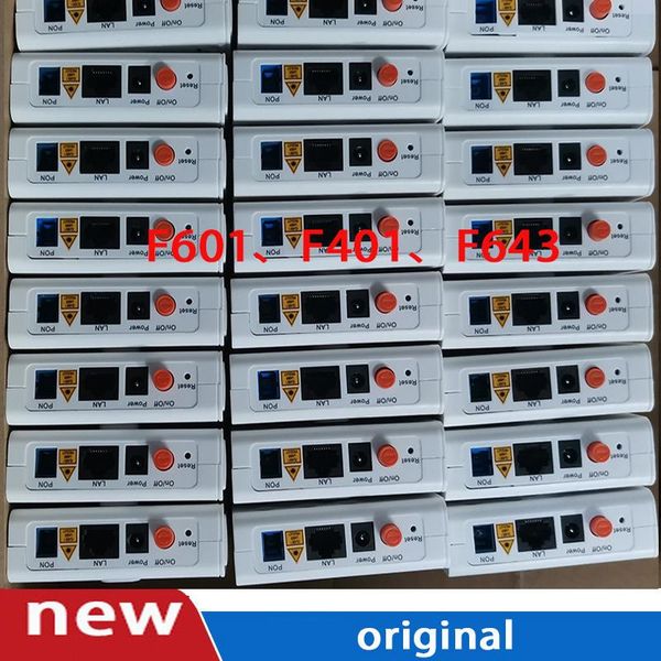 100% original new f601 epon terminal ont optical terminal 1ge port same function as f401 f643 f660 onu
100% original new f601 epon terminal ont optical terminal 1ge port same function as f401 f643 f660 onu
