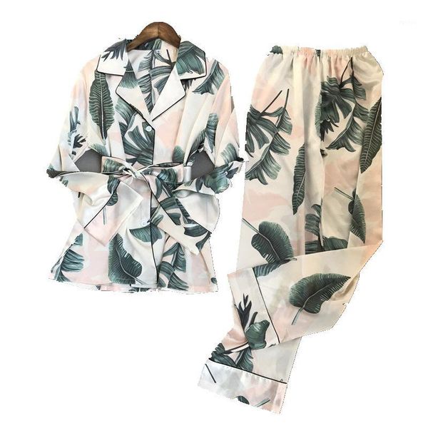 spring autumn warm pajamas set women sleep set silk satin homewear pijama bathrobe pyjama long pants robe1, Black;red
spring autumn warm pajamas set women sleep set silk satin homewear pijama bathrobe pyjama long pants robe1, Black;red