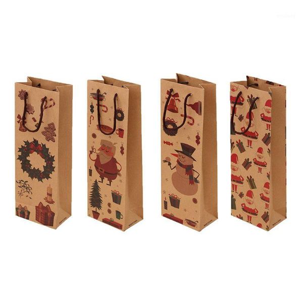 gift wrap 12 pcs christmas kraft paper wine bottle bags reusable present packaging x4yd1
gift wrap 12 pcs christmas kraft paper wine bottle bags reusable present packaging x4yd1