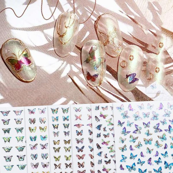 new nail simulation laser butterfly stickers 3d stickers waterproof cute butterfly nail decoration tools, Black
new nail simulation laser butterfly stickers 3d stickers waterproof cute butterfly nail decoration tools, Black