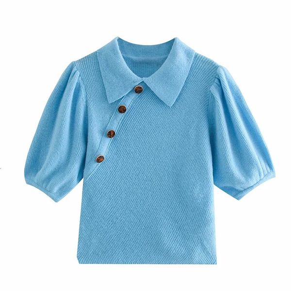 2021 new women blue short puff sleeves cropped knitted sweater ladies fashion lapel collar slim contrast button-up 80xn, White;black
2021 new women blue short puff sleeves cropped knitted sweater ladies fashion lapel collar slim contrast button-up 80xn, White;black